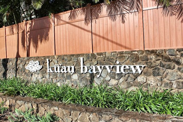 The Entrance to Kuau Bayview off Hana Highway