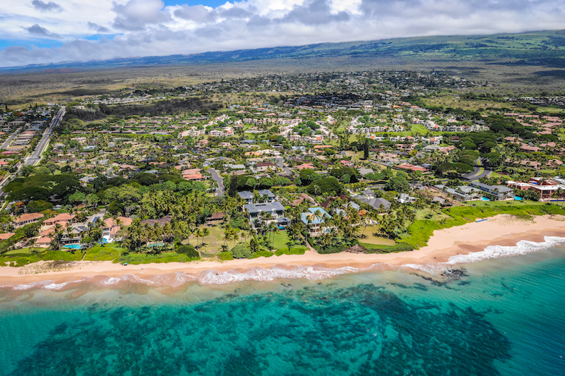 Keawakapu Beach is located across the street from Wailea Kai