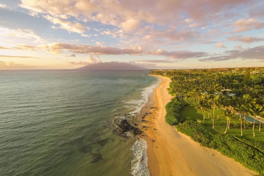 Homes on Keawakapu Beach in South Kihei are highly valued due to the golden sandy beach, and large lots