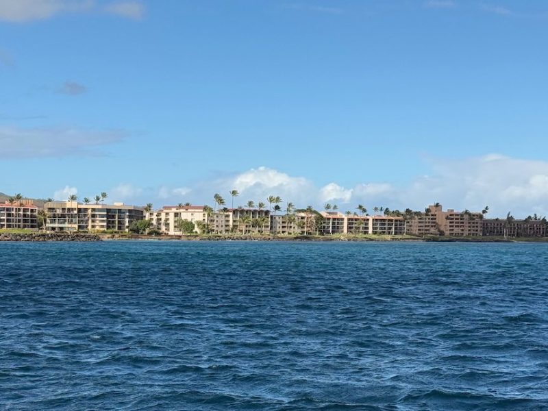 Bill 9 Cover Photo showing condos in Ma'alaea from the ocean. All of the condos in Ma'alaea are facing the sunset of vacation rentals.